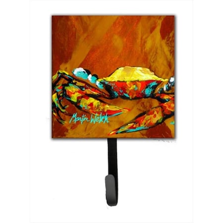 Carolines Treasures Crab Carmel Coated Leash Or Key Holder MW1011SH4